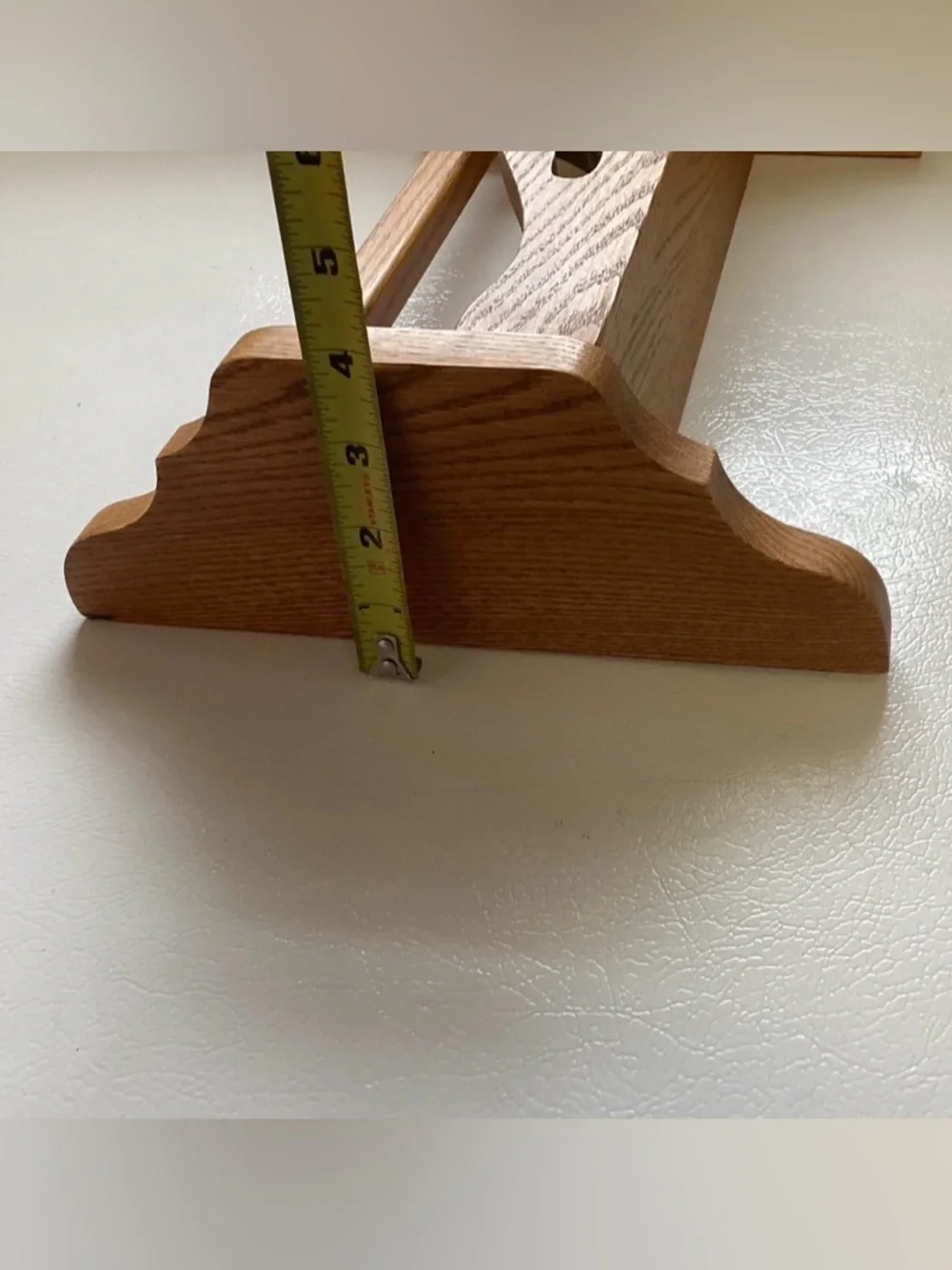 Vintage oak heart shelf